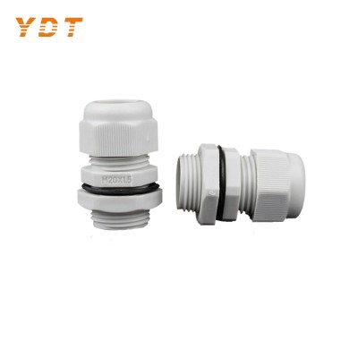 China manufacturer M20x1.5 waterproof thread explosion proof nylon standard size cable gland