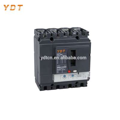 YDT electrical mccbs nsx 250n 160-250a motorized mccb circuit breaker, 4 pole earth leakage circuit breaker