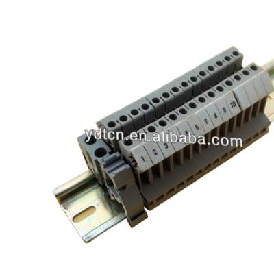 din rail mounted terminal block 35mm terminal connector terminal block amphenol connector