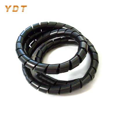 Black Cable Casing Cable Sleeves Winding Pipe Spiral Wrapping